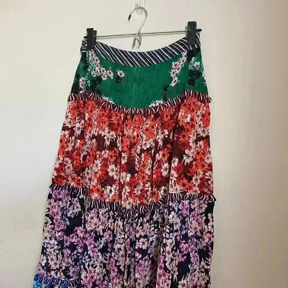 Anthro Bhanuni by Jyoti Anarosa Tiered Maxi Skirt - Picture 8 of 14